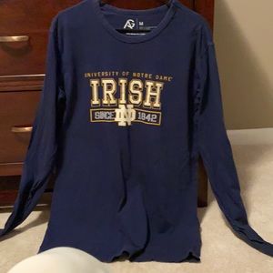 Norte dame t shirt long sleeve